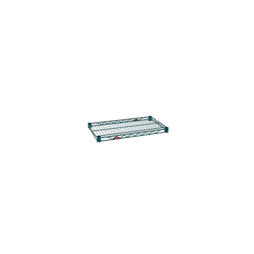 Metro Super Erecta 1424NK3 Industrial Wire Shelf, Metroseal Green Epoxy, 14" x 24"