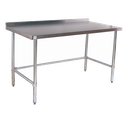 All Stainless Steel Open Base Work Table 24x96