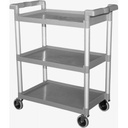 Dining Room Bus Cart Medium Duty Plastic Large