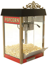 Winco 11040 Benchmark Street Vendor Popcorn Machine Electric Countertop 4oz Kettle 85qt Hour Heated Deck