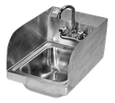 Wall Mount Hand Sink w Splash Guards SPHS-1000