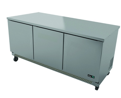 3 Door Undercounter Refrigerator 72" Asber USA AUTR-72