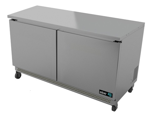 2 Door Undercounter Freezer 48" Asber USA AUTF-48-HC