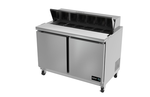2 Door Sandwich Salad Prep Table 48" Asber USA APTS-48-12
