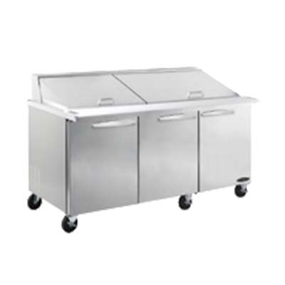 IKON 72" 3 Door Sandwich / Salad Prep Unit ISP72