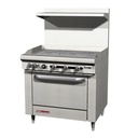 Southbend S36D-3G S-Series Restaurant Range Gas 36" Griddle Manual Controls Standard Oven Snap Action Thermostat