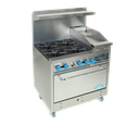 Comstock Castle F330-12B Range, 36" Restaurant, Gas