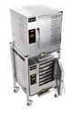 AccuTemp E62401D060 DBL Steamer, Convection, Electric, Boilerless, Floor Model