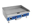 Globe Food Equipment Co. PG24E Electric Countertop Griddle 24 Inch Wide with 3/8 Inch Thick Surface and Thermostat Control