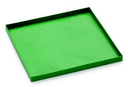 Merrychef USA 32Z4093 Teflon Tray 11x11x0.5 Solid Base Green