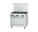 Commercial 6 Burner 36" Gas Range with Oven Garland X36-6R