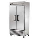 True T-35-HC Refrigerator Reach-In Two-Section Stainless Steel Doors