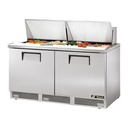 True TFP-64-24M Sandwich Salad Unit Two Section Stainless Steel Refrigeration