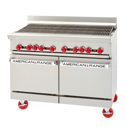 American Range AR-4RB 48 Inch Gas Restaurant Range with Charbroiler
