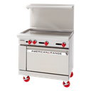 American Range AR-36G-SB 36 Inch Gas Restaurant Range with Griddle