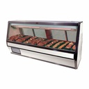 Howard-McCray R-CMS40E-12-LED Red Meat Service Case 148-1/2 inch Single Duty