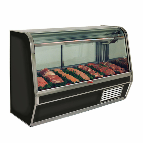Howard-McCray SC-CMS32E-4C-BE-LED Curved Glass Red Meat Service Case 50W