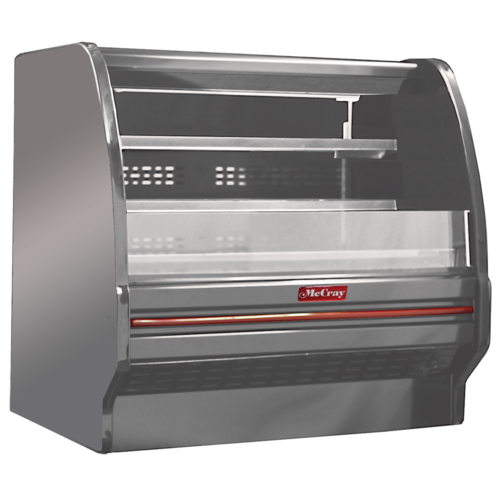 Howard-McCray SC-OD40E-6L-S-LED Dairy Curved End Open Merchandiser 75W