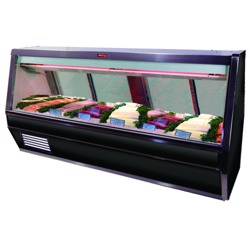 Howard-McCray SC-CFS40E-10-BE-LED Fish Poultry Service Case 124-1/2W ...