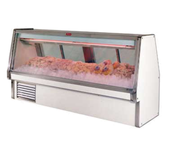 Howard-McCray SC-CFS34E-12-S-LED Fish Poultry Service Case 148-1/2W ...