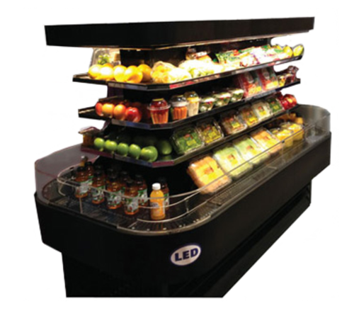 Howard-McCray R-OD42I-7-S-LED Island Open Merchandiser 84W x 42D x 60H