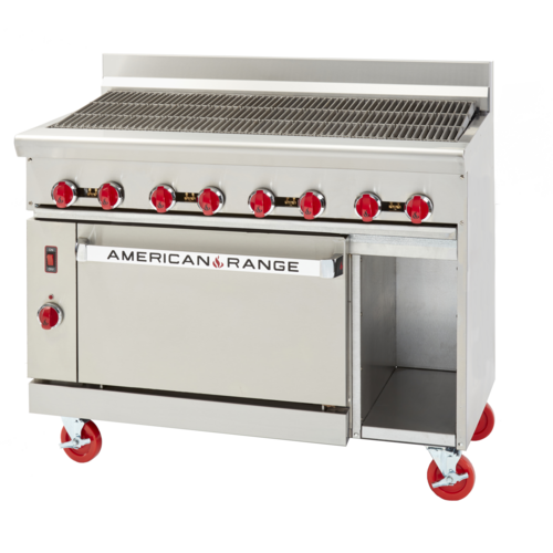 American Range AR-2RB 24 Inch Gas Restaurant Range with Charbroiler
