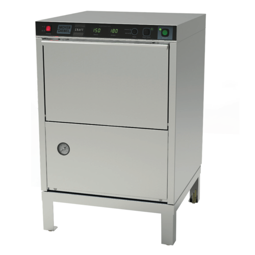Moyer Diebel 601HTG-HSR9KW High-Temperature Undercounter Glasswasher with Energy-Efficient Design and 9kW Heating Element