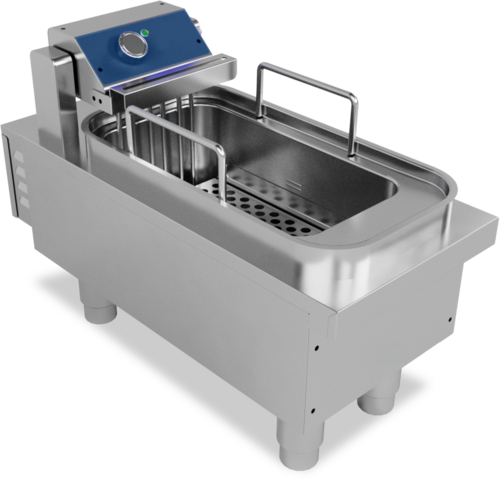 Pegasus FRHC-15E Electric Countertop Fryer with Full Pot Capacity and Adjustable Temperature Control