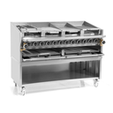 Pegasus CB-60G Commercial Gas Charbroiler Floor Model with Heavy-Duty Stainless Steel Construction and Adjustable Heat Control
