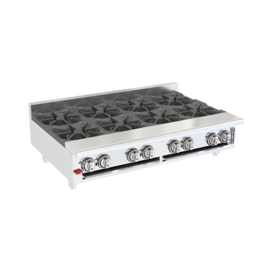 Venancio USA G48CT-48B Gas Countertop Hotplate with Four Burners and Adjustable Heat Control