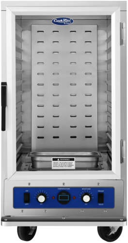 Atosa USA ATWC-9-P Mobile Heated Food Holding Cabinet with Adjustable Shelves and Digital Temperature Control