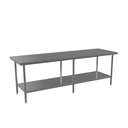 Atosa USA ST3096EC Stainless Steel Work Table Adjustable 85" to 96" Heavy-Duty Commercial Kitchen Equipment