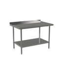 Atosa USA ST2460ECR2 Stainless Steel Work Table with Adjustable Height 54" - 62" for Commercial Kitchen Use