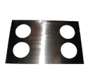 APW Wyott 14890 Adapter Plate for Cooking Equipment - Durable Stainless Steel Construction