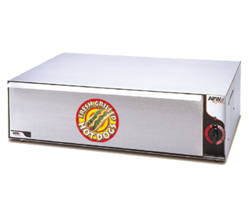 APW Wyott BW-31 Commercial Hot Dog Bun Warmer with Adjustable Temperature Control and Humidity Maintenance