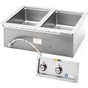 APW Wyott HFW-2DS Electric Drop-In Hot Food Well Unit with Dual Temperature Control