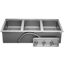 APW Wyott HFW-3S Electric Drop-In Hot Food Well Unit with Three Compartments