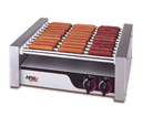APW Wyott HR-20 Electric Hot Dog Grill with Non-Stick Cooking Surface and Adjustable Temperature Control