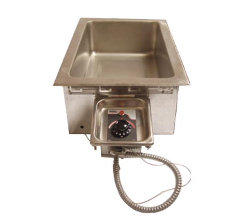 APW Wyott HFW-43DS Electric Drop-In Hot Food Well Unit with Adjustable Temperature Control and Stainless Steel Construction