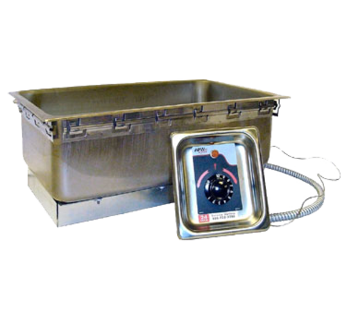 APW Wyott TM-90D ULS Electric Drop-In Hot Food Well Unit with Adjustable Temperature Control and Stainless Steel Construction