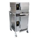 AccuTemp E64403E120 DBL Electric Convection Steamer Boilerless Floor Model with High Efficiency and Durable Construction