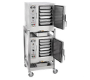 AccuTemp S3/S62401D060 DBL Electric Convection Steamer Boilerless Floor Model with Dual Compartment Design