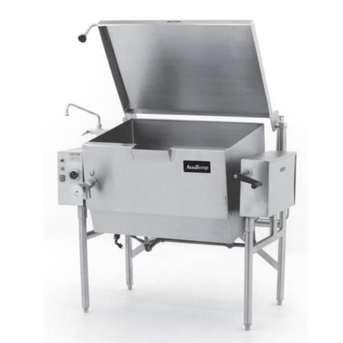 AccuTemp ALTGSE-30 Gas Tilting Skillet Braising Pan with Heavy-Duty Construction and Precision Temperature Control