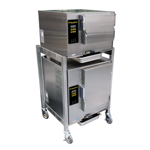 AccuTemp E3/E64803D140 DBL Electric Convection Steamer Boilerless Floor Model with High Efficiency Cooking Technology