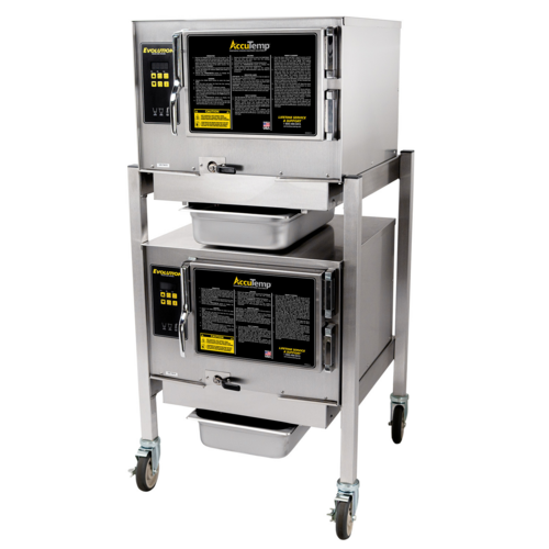 AccuTemp N31201D060 DBL Countertop Convection Steamer with Dual Capacity and Efficient Heating System