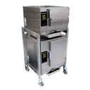 AccuTemp E3/E64403D120 DBL Electric Boilerless Floor Model Convection Steamer with Easy-to-Use Controls and Efficient Cooking Performance