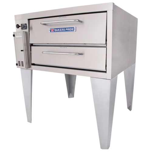 Bakers Pride 251 Gas Deck-Type Pizza Bake Oven with Heavy-Duty Construction and Adjustable Temperature Control