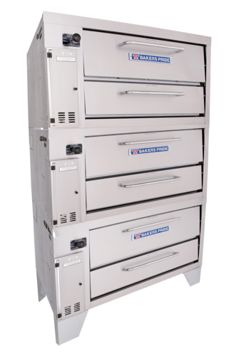 Bakers Pride 253 Gas Deck-Type Pizza Bake Oven with Adjustable Temperature Control and High-Quality Insulation