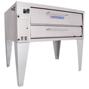 Bakers Pride 4151 Gas Deck-Type Pizza Bake Oven with High-Temperature Insulation and Even Heat Distribution