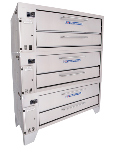 Bakers Pride 4153 Gas Deck-Type Pizza Bake Oven with Adjustable Temperature Control and High-Performance Heat Distribution